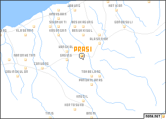 map of Prasi