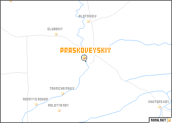 map of Praskoveyskiy