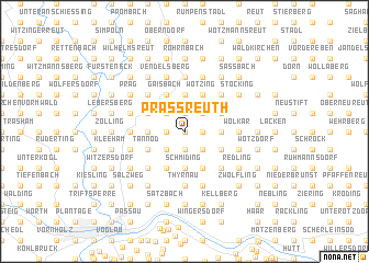 map of Praßreuth