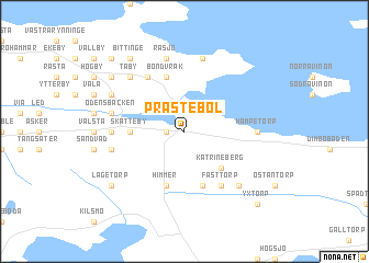 map of Prästebol