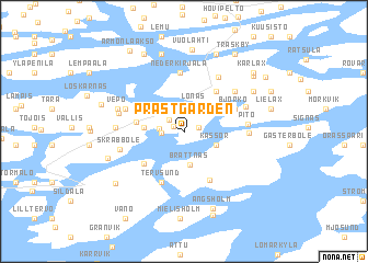 map of Prästgården