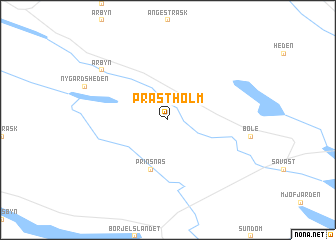 map of Prästholm