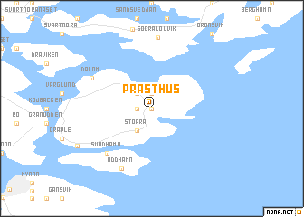 map of Prästhus