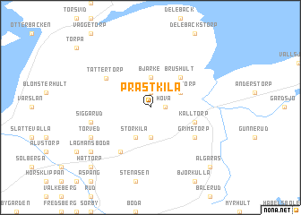 map of Prästkila