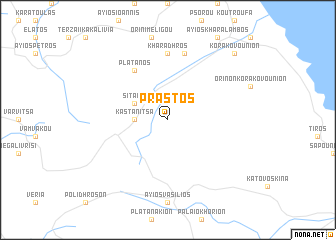 map of Prastós