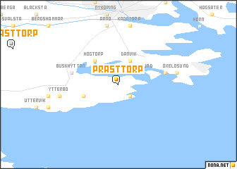 map of Prästtorp