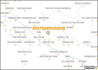 map of Prata dʼAnsidonia