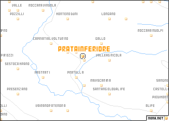 map of Prata Inferiore