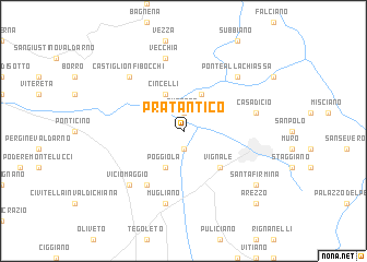 map of Pratantico