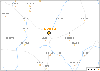map of Prata