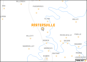 map of Pratersville