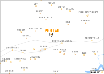 map of Prater