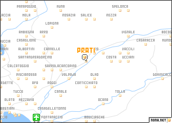 map of Prati