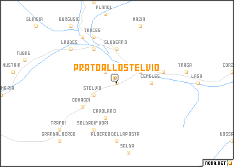 map of Prato allo Stelvio