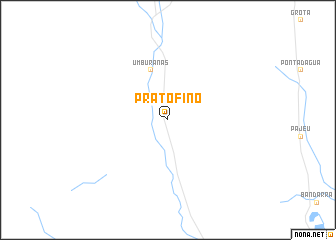 map of Prato Fino