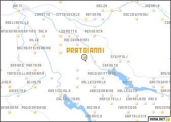 map of Pratoianni