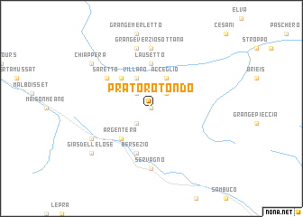 map of Pratorotondo