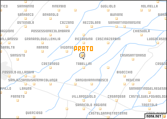 map of Prato
