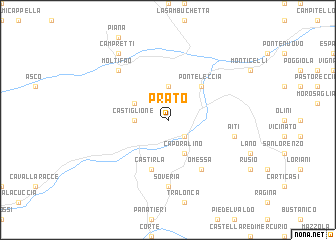 map of Prato