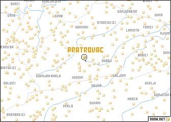 map of Pratrovac