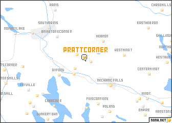 map of Pratt Corner