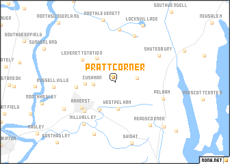 map of Pratt Corner