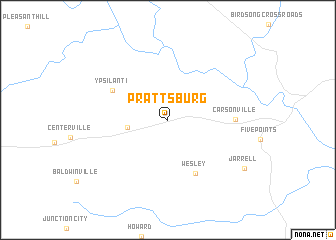 map of Prattsburg