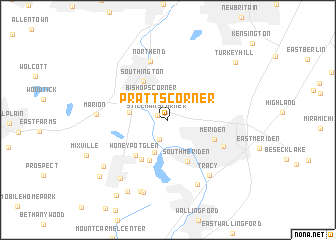 map of Pratts Corner