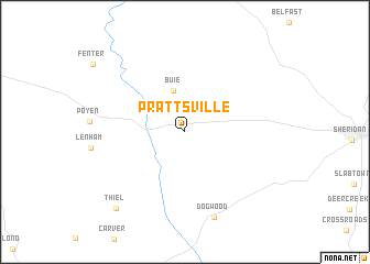 map of Prattsville