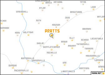 map of Pratts