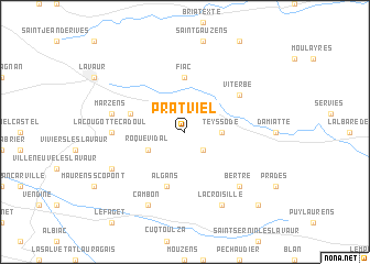 map of Pratviel