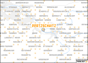 map of Pratzschwitz