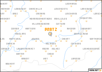 map of Pratz