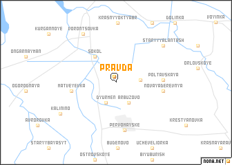 map of Pravda