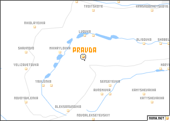 map of Pravda