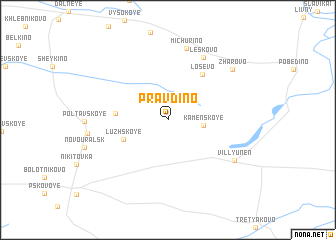 map of Pravdino