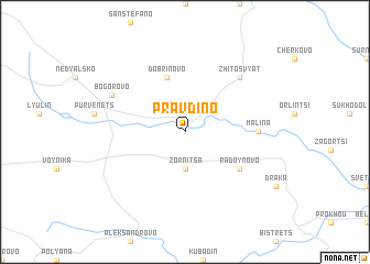 map of Pravdino
