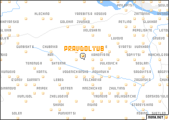 map of Pravdolyub