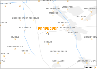 map of Pravdovka