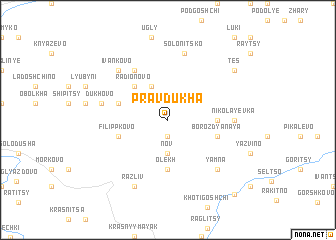 map of Pravdukha