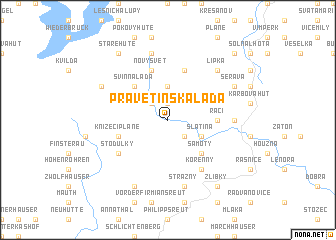 map of Pravětínská Lada