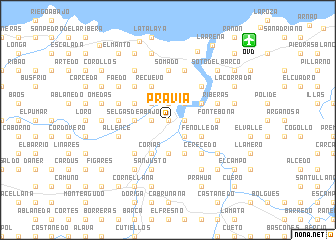 map of Pravia