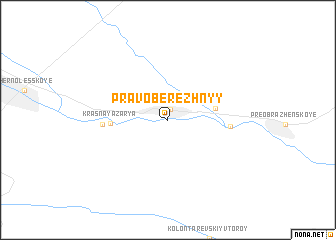 map of Pravoberezhnyy