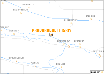 map of Pravokugul\