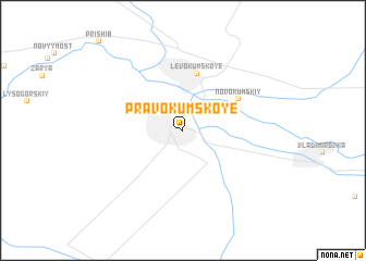 map of Pravokumskoye