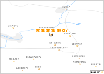 map of Pravopadinskiy