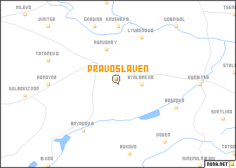 map of Pravoslaven