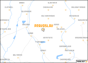 map of Pravoslav