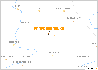 map of Pravososnovka