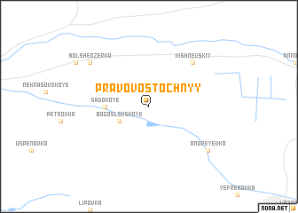 map of Pravovostochnyy